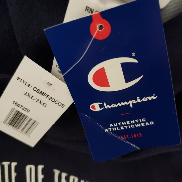 Georgia Tech Yellow Jackets Hooded Sweatshirt Pullover Jacket Men's XXL NWT - Picture 5 of 7